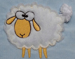 Bordados sobre apliques